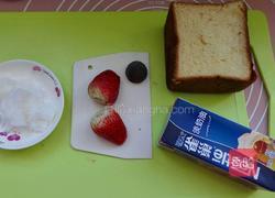 口袋吐司奶油蛋糕的做法图解1