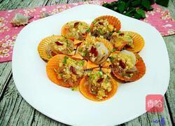 耗油粉丝蒸扇贝的做法图解7