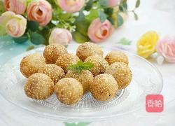 豆沙麻圆（麻球）的做法图解17