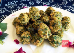 茼蒿丸子的做法图解10