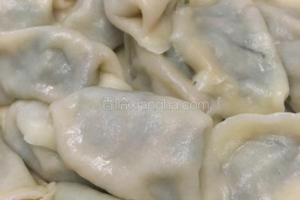 韭菜瘦肉水饺