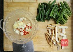韭菜香干～家常菜的做法图解2