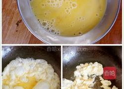 番茄鸡蛋火腿炒面的做法图解5