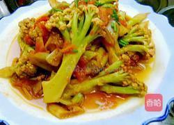番茄烧花菜的做法图解11