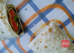 五分钟彩色卷饼的做法图解7