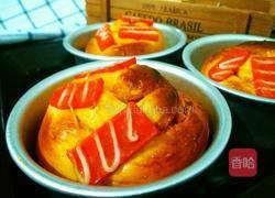 肉松火腿面包卷的做法图解18