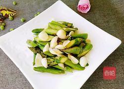 芦笋炒百合的做法图解7