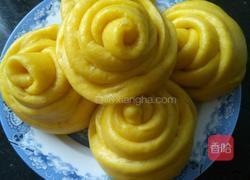 南瓜玫瑰卷的做法图解7