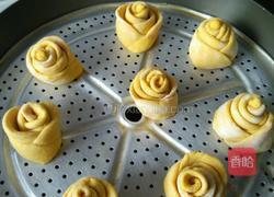 南瓜玫瑰卷的做法图解4