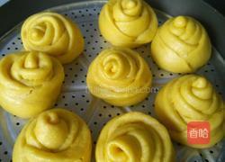 南瓜玫瑰卷的做法图解6