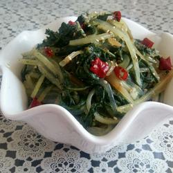 陕北特色－调苦菜的做法[图]