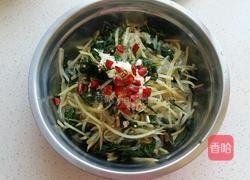 陕北特色-调苦菜的做法图解4