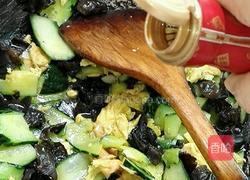 黄瓜木耳炒鸡蛋的做法图解7