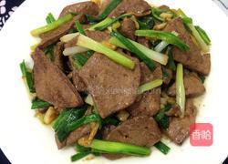 大葱爆炒猪肝的做法图解9