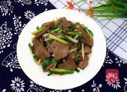 大葱爆炒猪肝的做法图解10