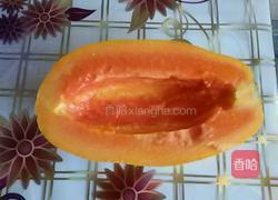 木瓜椰汁西米露的做法图解2