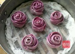 紫玫瑰馒头的做法图解9