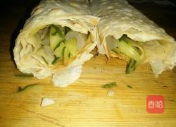 水烙馍卷菜的做法图解9