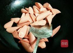 青椒炒火腿的做法图解5