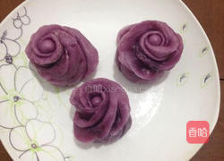 紫薯玫瑰包的做法图解11