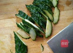 青瓜拌凉皮的做法图解3