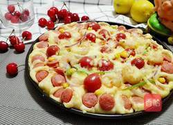 火腿披萨的做法图解14