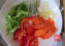 花菜炒肉的做法图解4