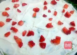 斑兰草莓千层蛋糕的做法图解17
