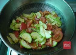 西红柿炒西葫芦的做法图解5