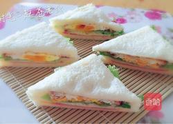 芝士火腿三明治的做法图解11