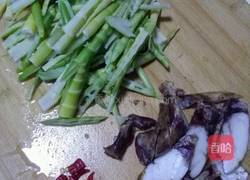 腊肠炒水竹笋的做法图解3