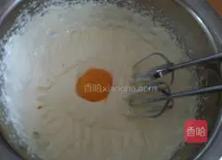 Illustration of making frozen yogurt cheesecake 3