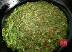 芹菜叶鸡蛋饼的做法图解6