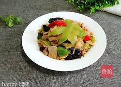 莴苣炒肉的做法图解10