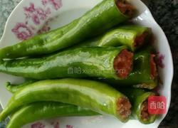 虎皮尖椒酿肉的做法图解7