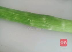 凉拌莴苣的做法图解2