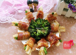 香煎培根金针菇卷的做法图解13