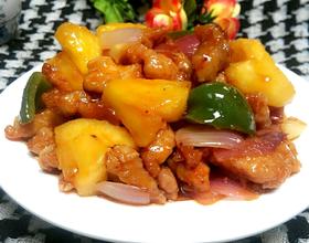 菠萝鸡片[图]