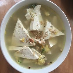 鸡蛋豆腐汤的做法[图]