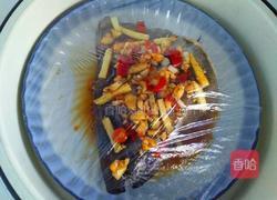 清蒸黑鱼头的做法图解4