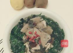 枸杞叶猪肝汤的做法图解9