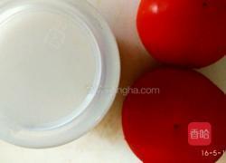 西红柿奶昔的做法图解1