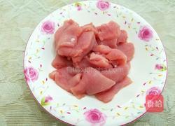 菠萝炒肉的做法图解2