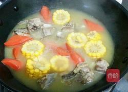 玉米胡萝卜炖排骨的做法图解8