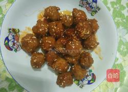 茄汁芝麻小肉丸的做法图解8
