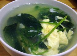鸡蛋菠菜汤