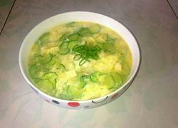 黄瓜鸡蛋豆腐汤