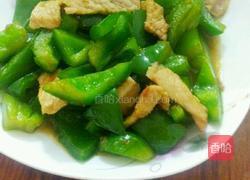 青椒炒肉片的做法图解4
