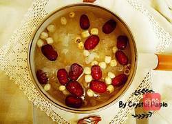 红枣银耳莲子汤的做法图解5