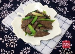 大蒜炒猪肝的做法图解10